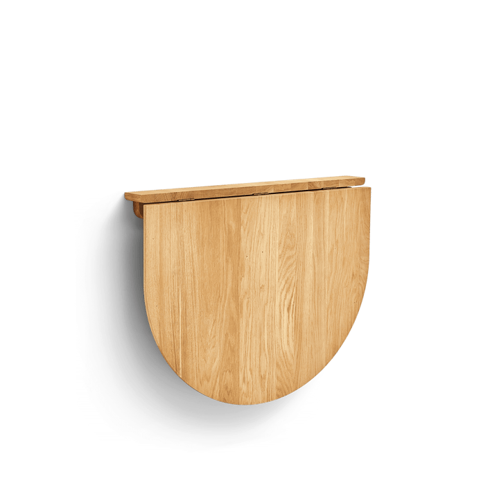 Trefoil vægmonteret bord, Eg Form & Refine