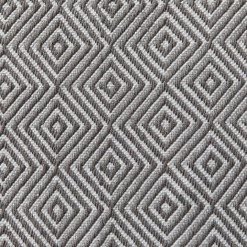 Diamond tæppe 170x230 cm - Grey - Formgatan