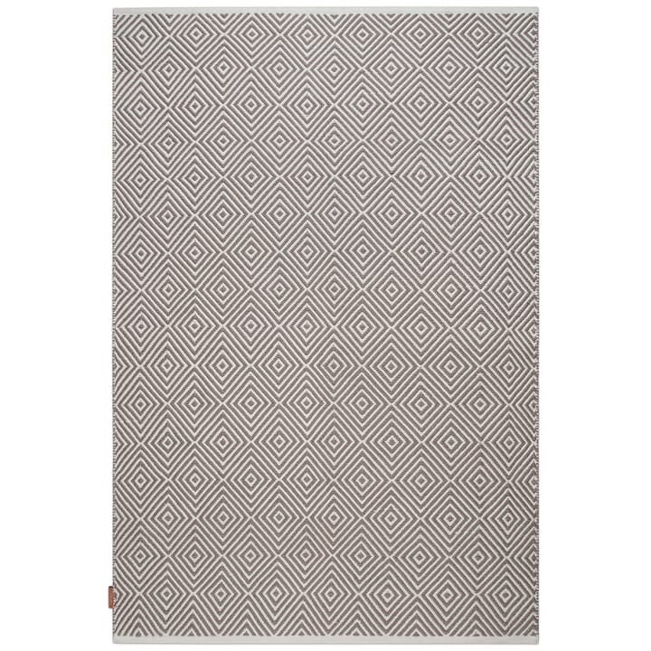 Diamond tæppe 200x300 cm - Grey - Formgatan