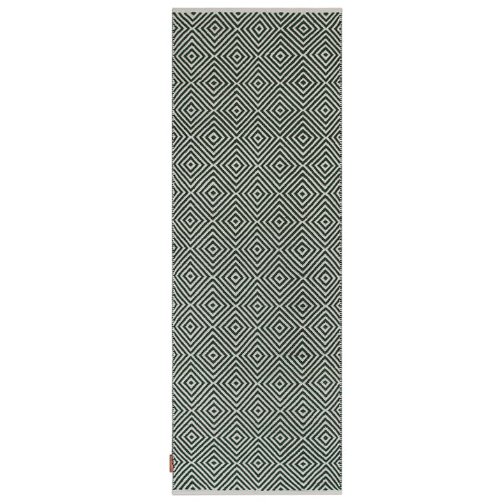Diamond tæppe 70x200 cm - Green - Formgatan
