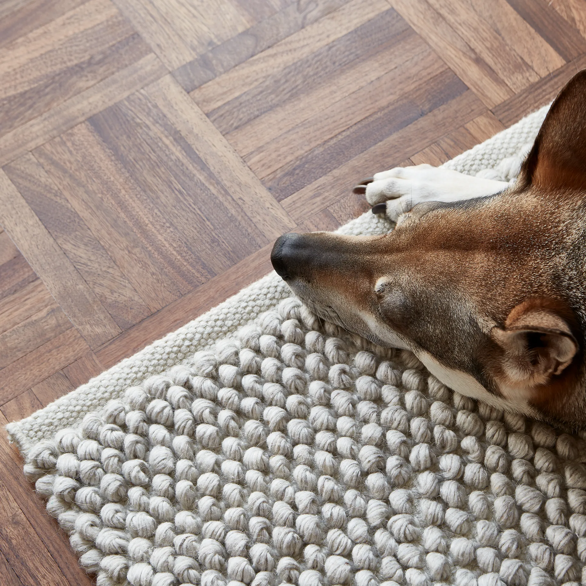 Loop tæppe 70x200 cm, Ivory Formgatan