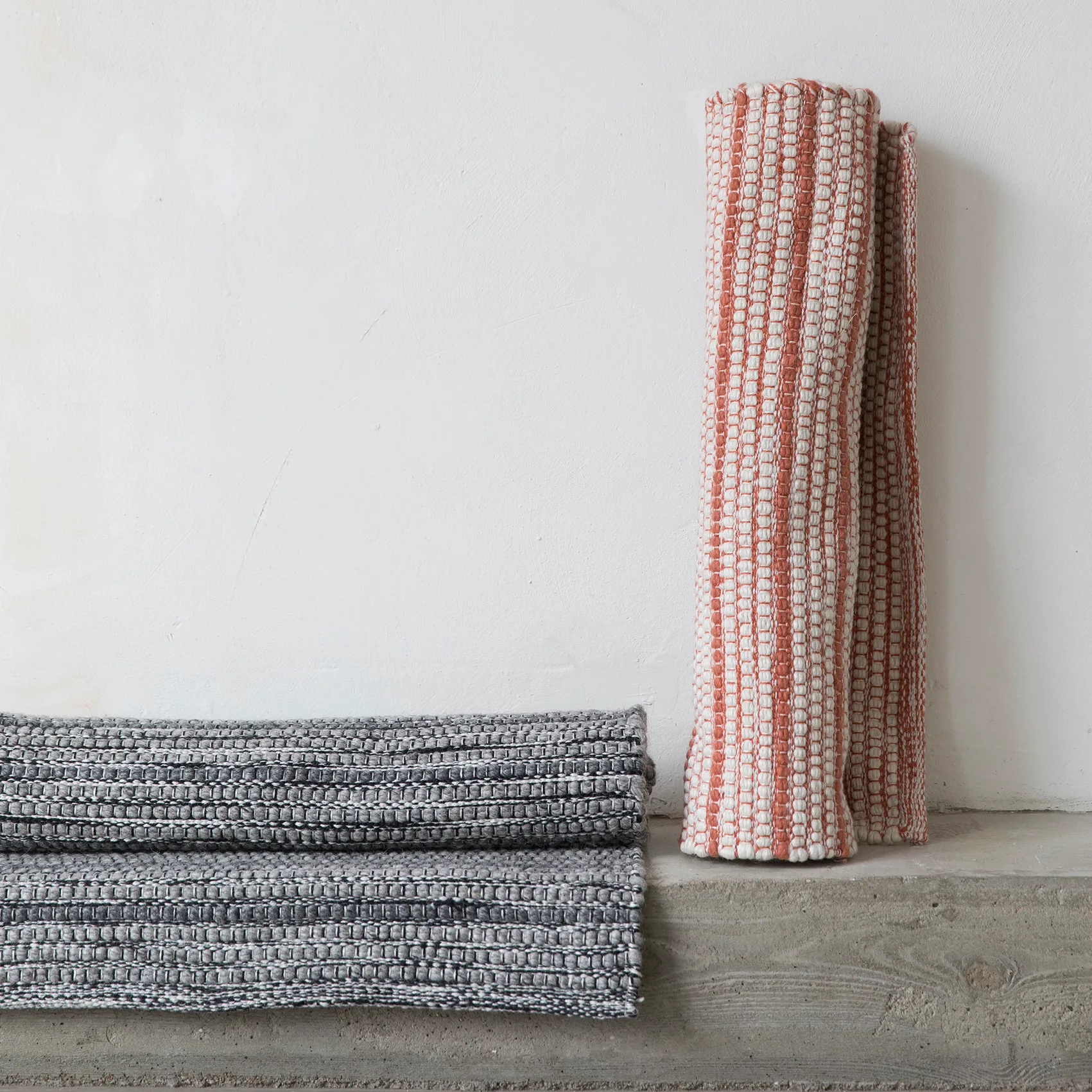 Stripe tæppe 70x200 cm, Burnt orange Formgatan