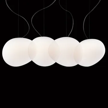 Gregg medium pendel - Hvid - Foscarini