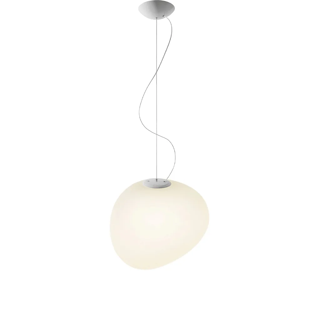 Gregg medium pendel, Hvid Foscarini