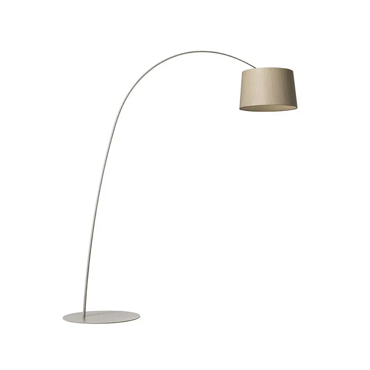 Twiggy Wood gulvlampe - greige - Foscarini