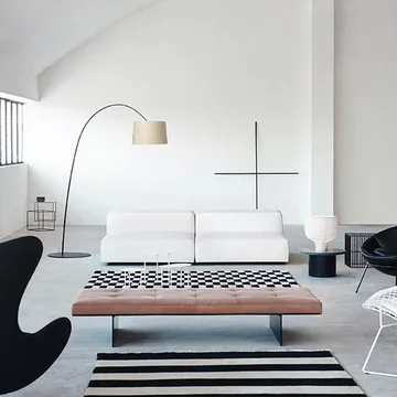 Twiggy Wood gulvlampe - Sort - Foscarini