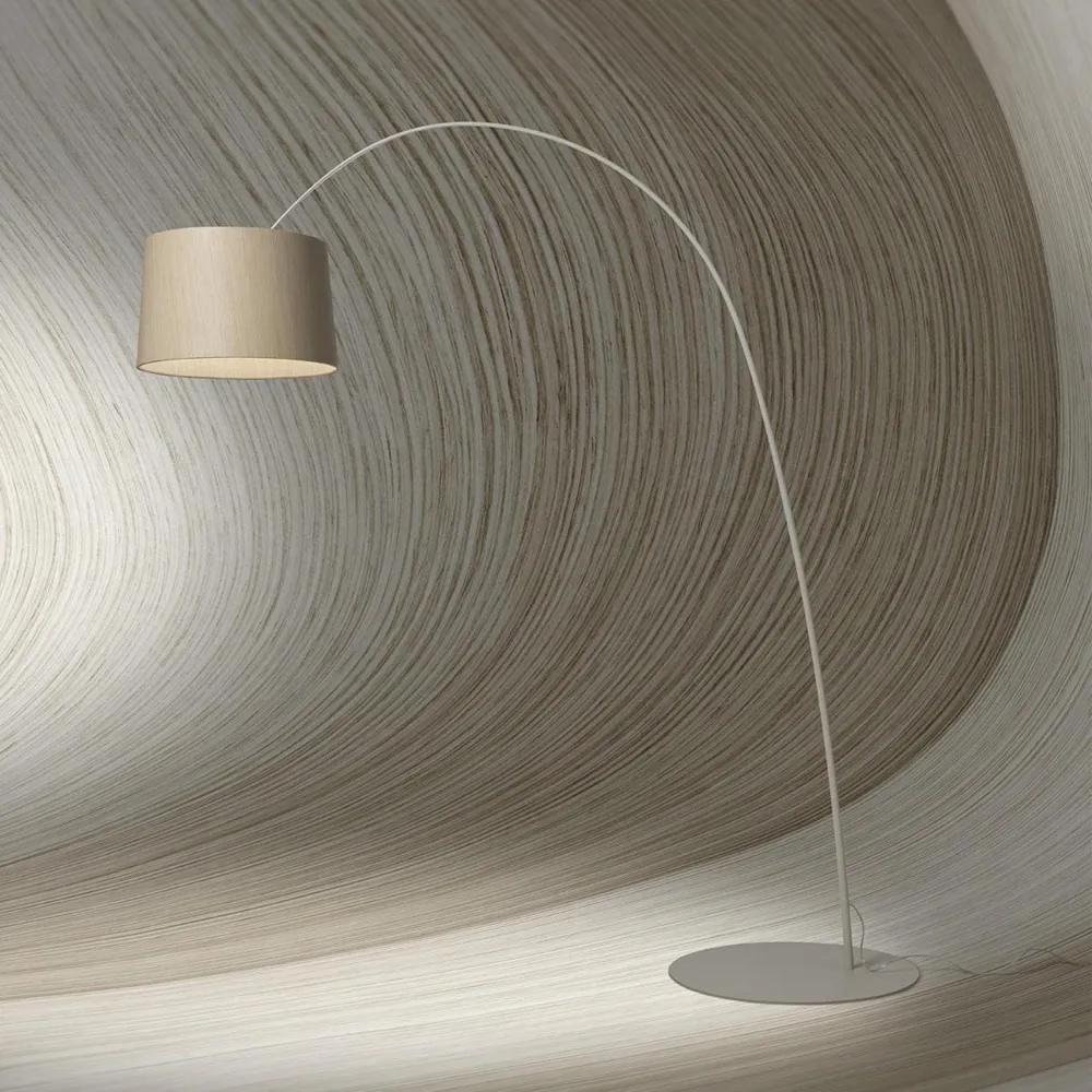 Twiggy Wood gulvlampe, Sort Foscarini