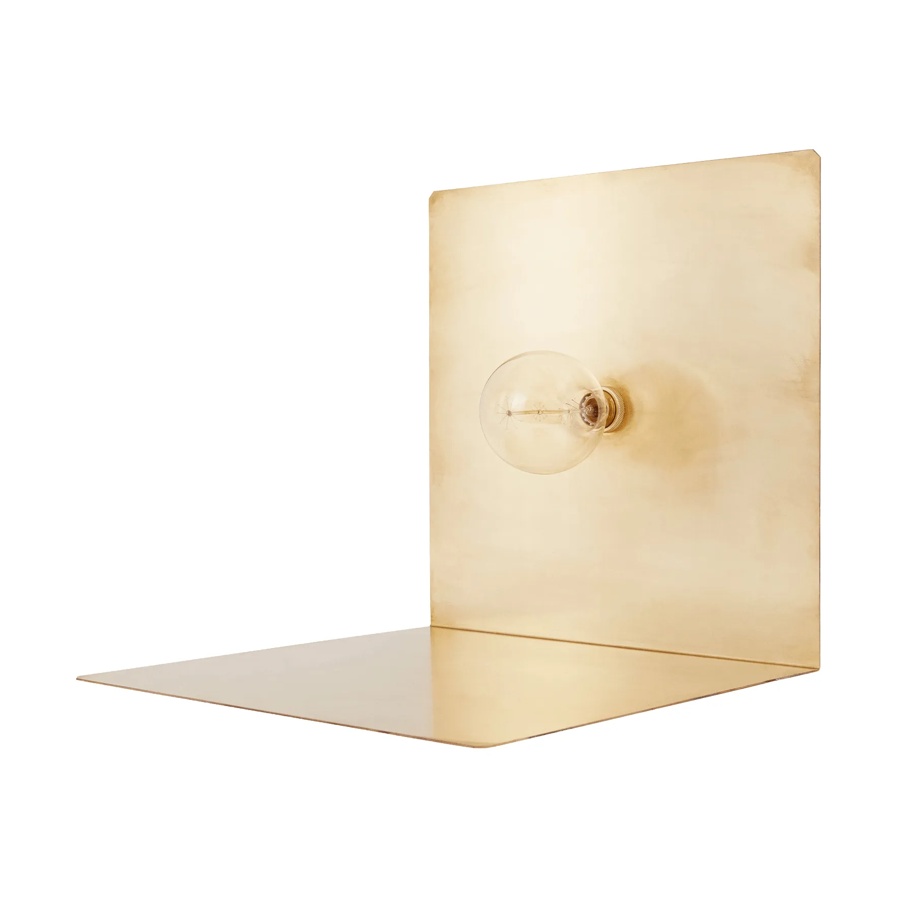 90° Floor Light gulvlampe, Brass FRAMA