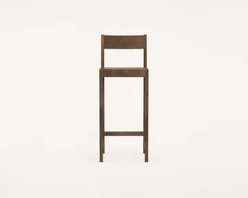 Bar Chair 01 barstol - Mørkebrun birk, 76 cm - FRAMA