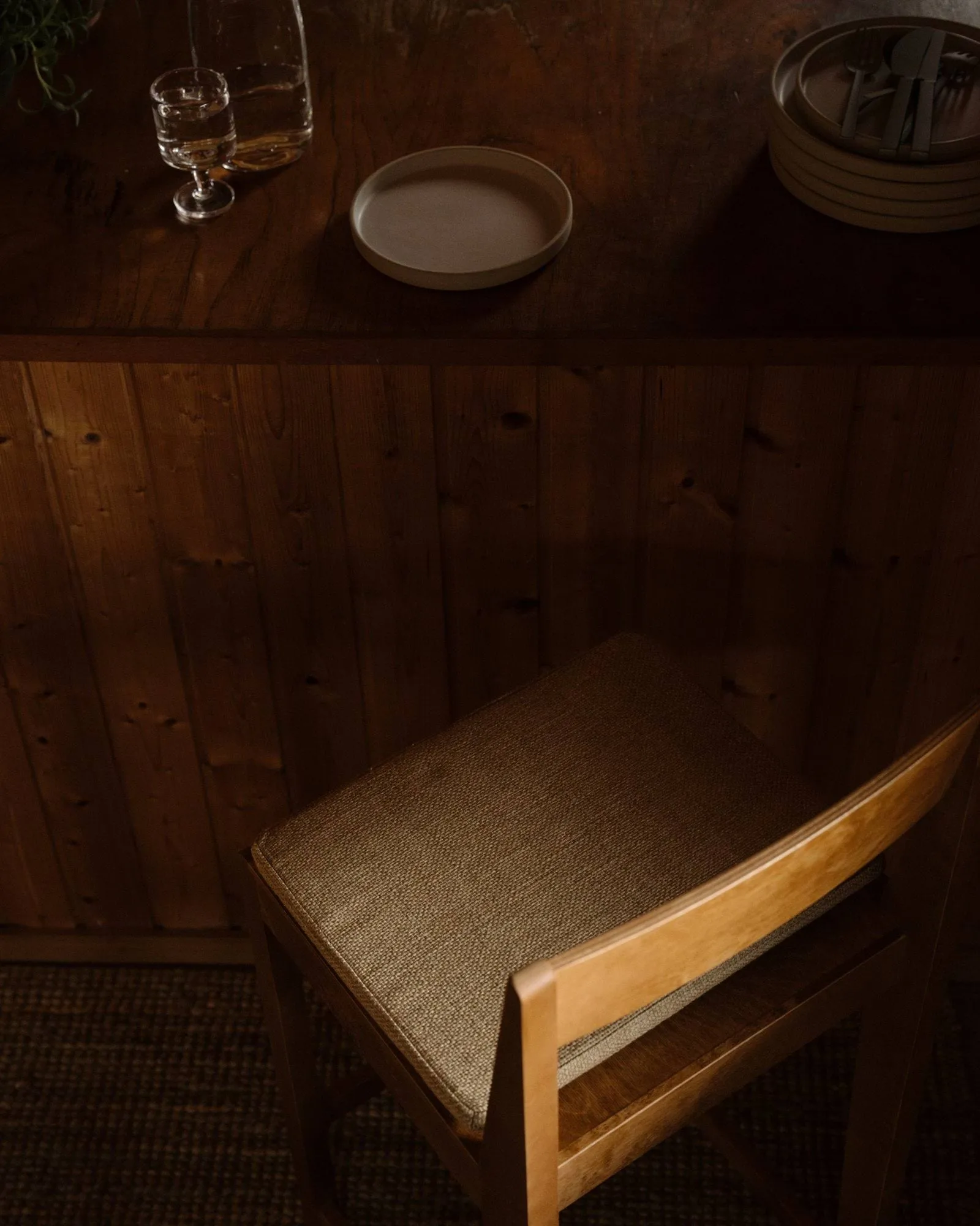 Bar Chair 01 hynde til barstol, Camel, 32x40x4 cm FRAMA