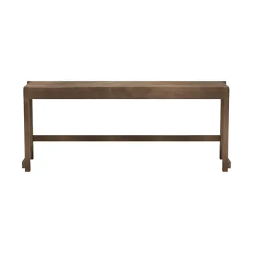 Bench 01 bænk - Mørkebrun birk, 114,6x37x46 cm - FRAMA