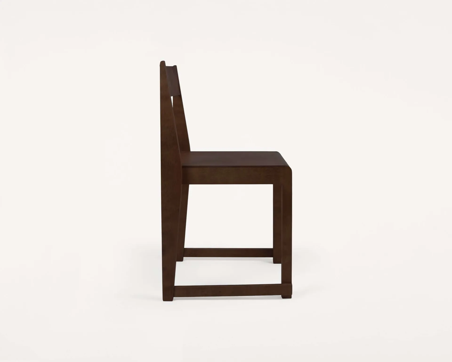 Chair 01 stol, Mørkebrun birk FRAMA