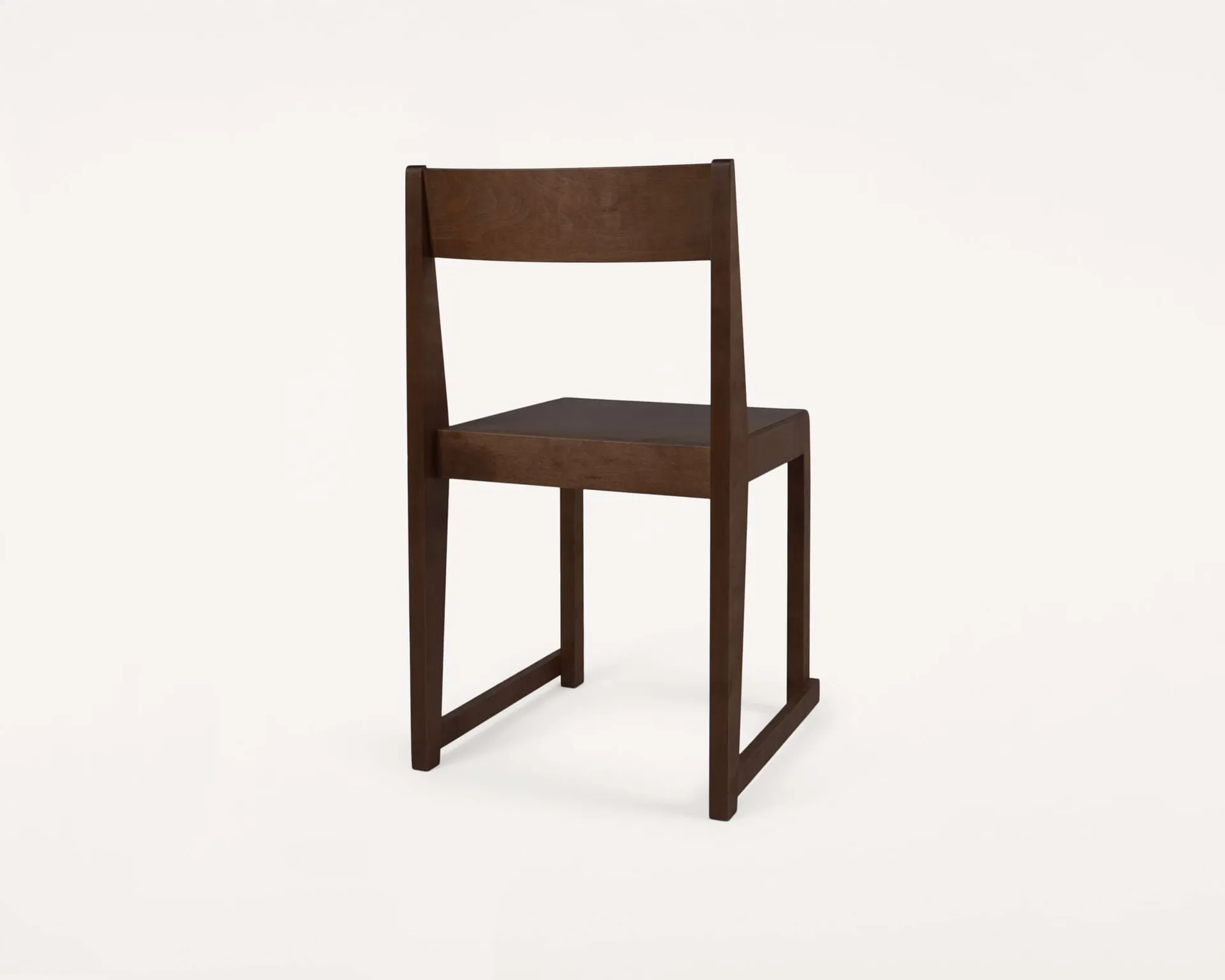 Chair 01 stol, Mørkebrun birk FRAMA