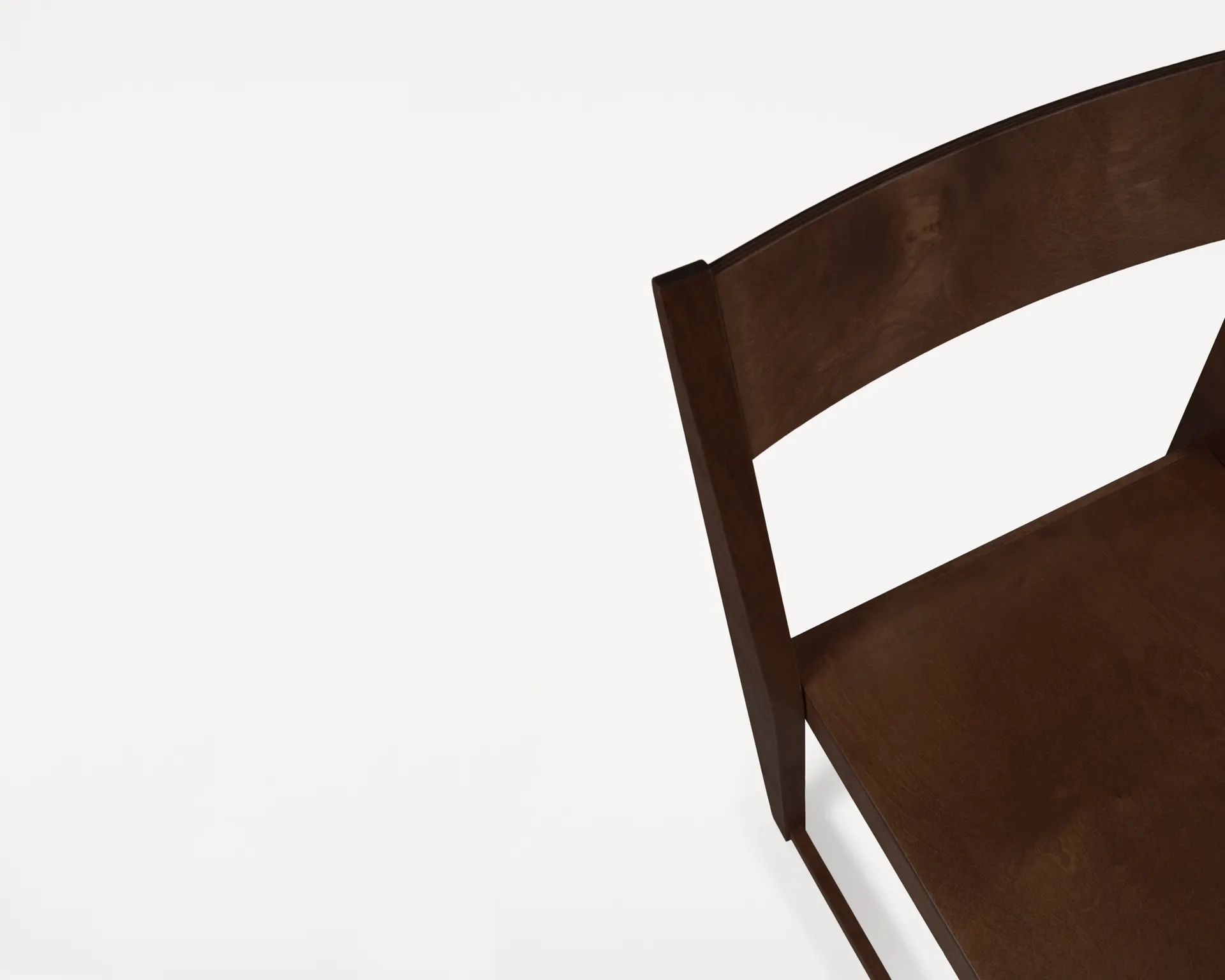 Chair 01 stol, Mørkebrun birk FRAMA