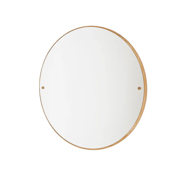 CM Circle spejl - Eg, large, Ø70 cm - FRAMA