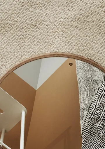 CM Circle spejl - Eg, medium, Ø60 cm - FRAMA