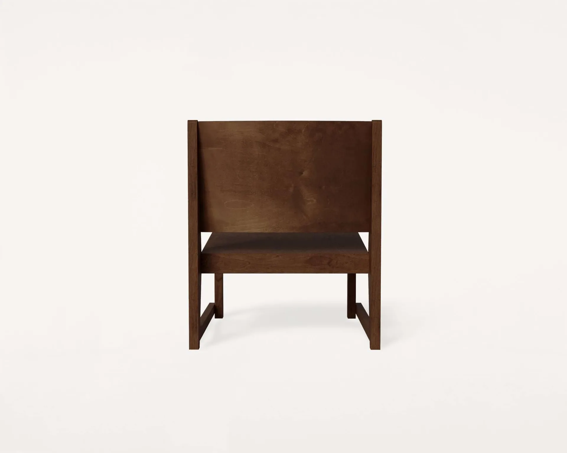 Easy Chair 01 loungestol, Mørkebrun birk FRAMA