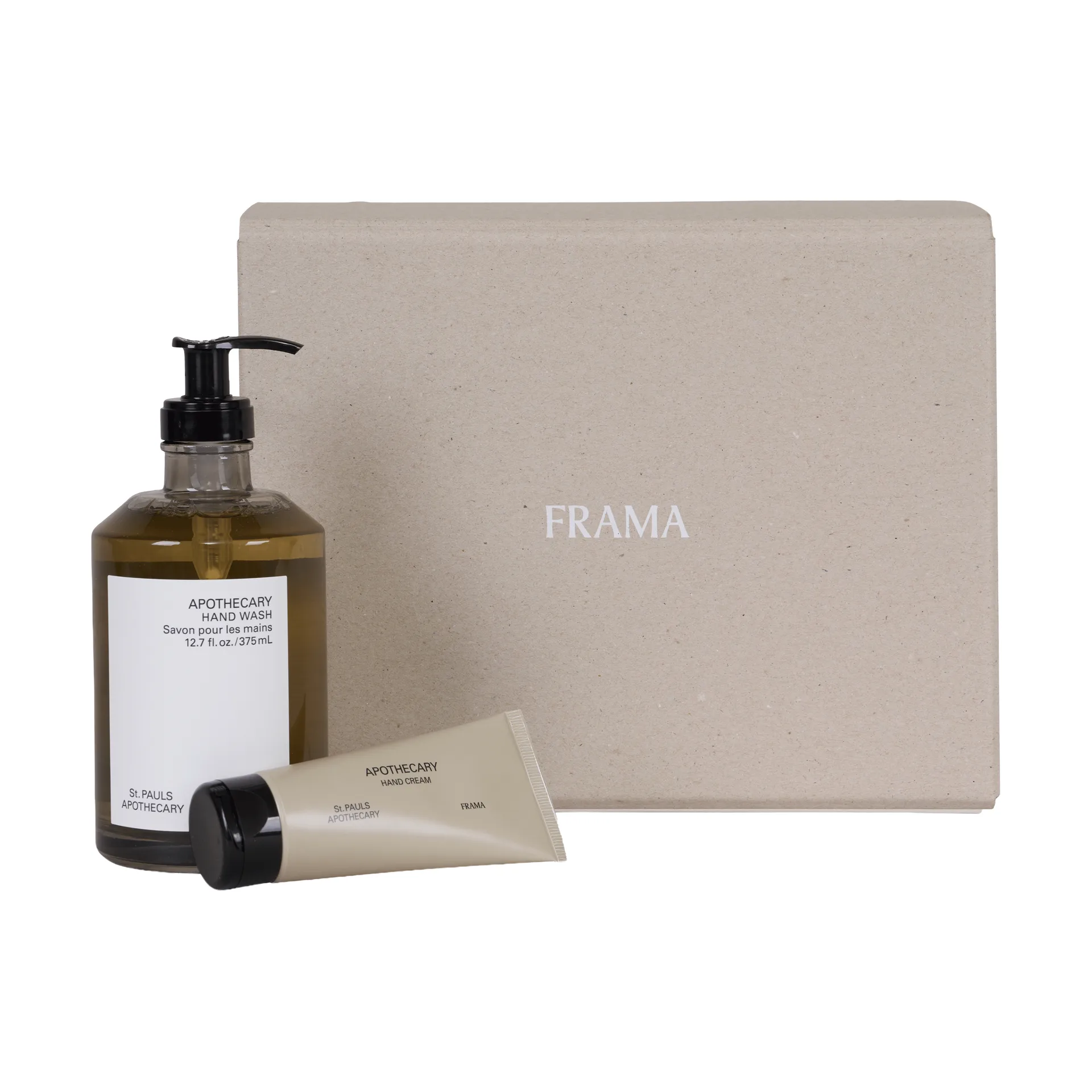 FRAMA gavesæt håndsæbe + håndcreme, Apothecary FRAMA