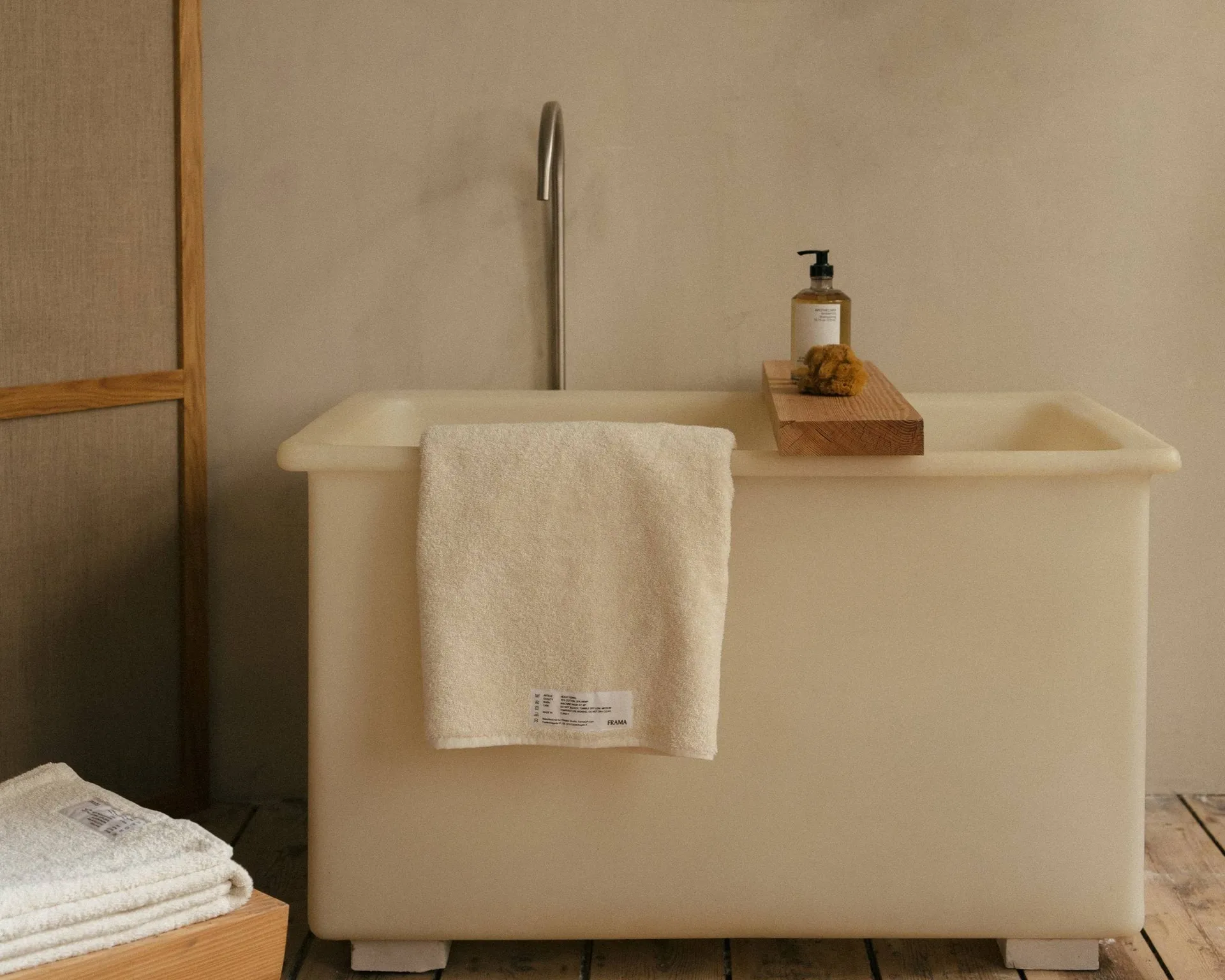 Heavy Towel badelagen 150x100 cm, Bone white (hvid) FRAMA