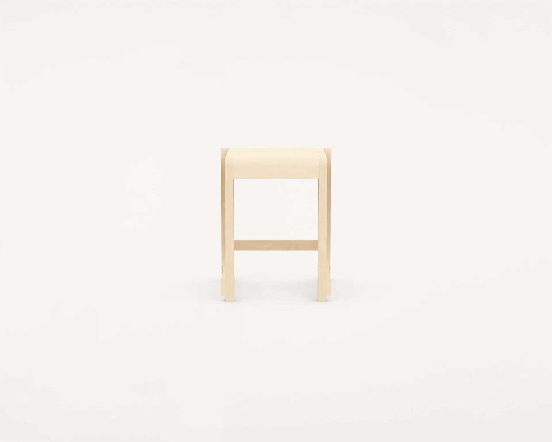 Low Stool 01 skammel, Birk FRAMA