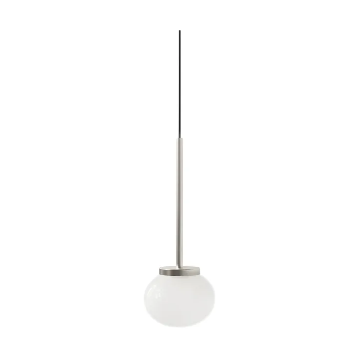 Ovoid Pendant Light Single pendellampe - Rustfrit stål, opalglas - FRAMA