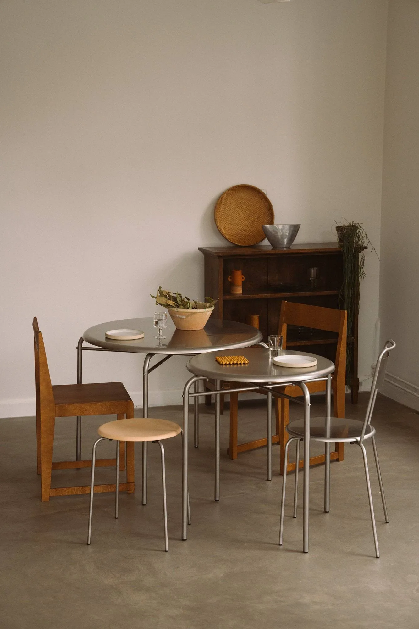 Petit Rond bord, Rustfrit stål, Ø65x73 cm FRAMA
