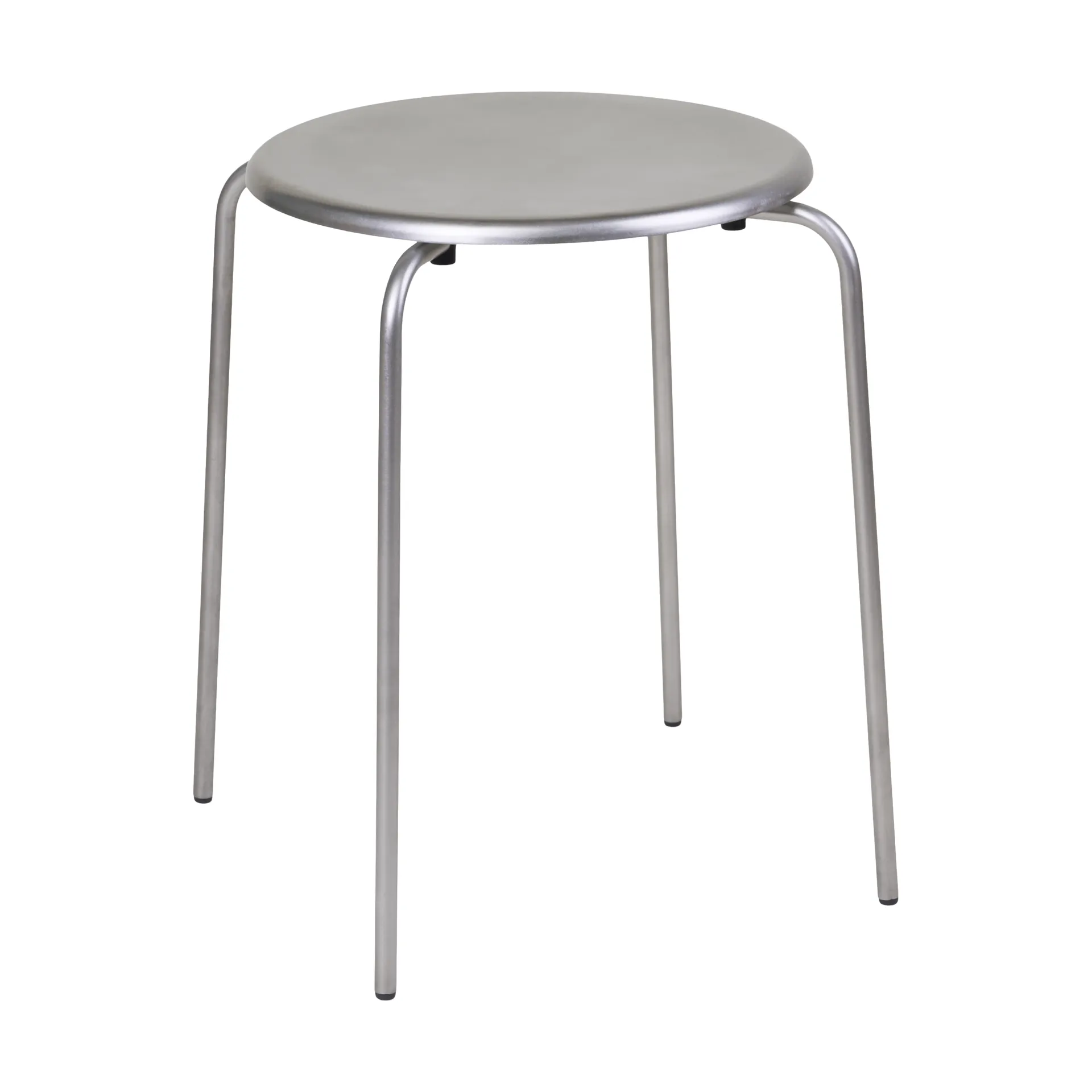 Petit Rond rund skammel, Rustfrit stål FRAMA