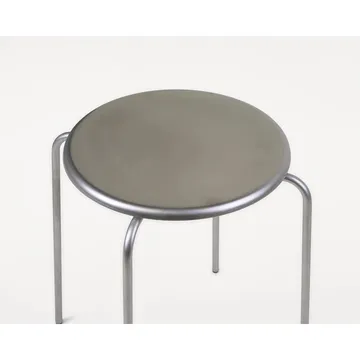 Petit Rond rund skammel - Rustfrit stål - FRAMA