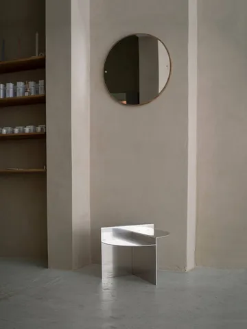Rivet sidebord - Aluminium, Ø51,3x40 cm - FRAMA