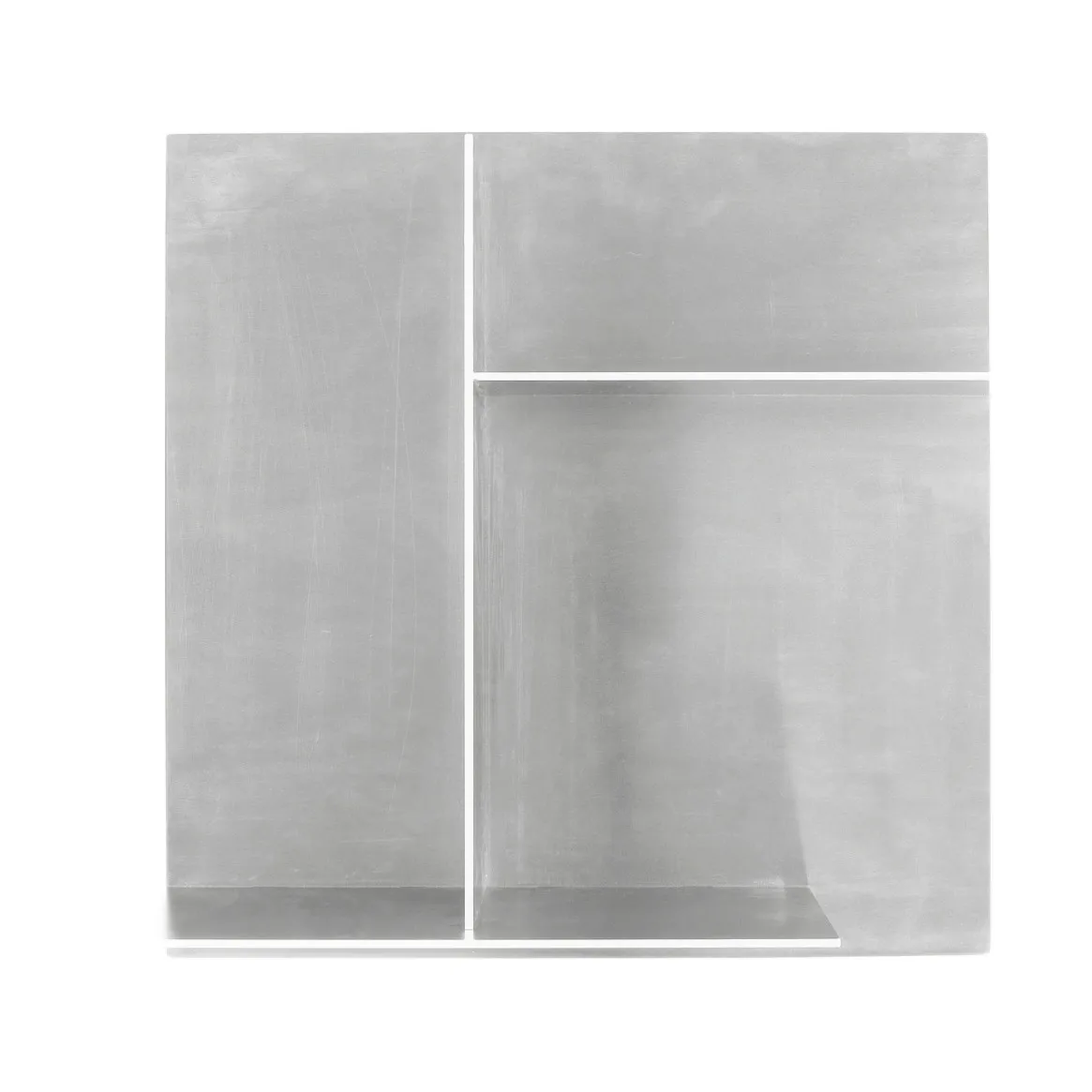 Rivet Typecase væghylde, Aluminium, 44,6x44,6x16,1 cm FRAMA