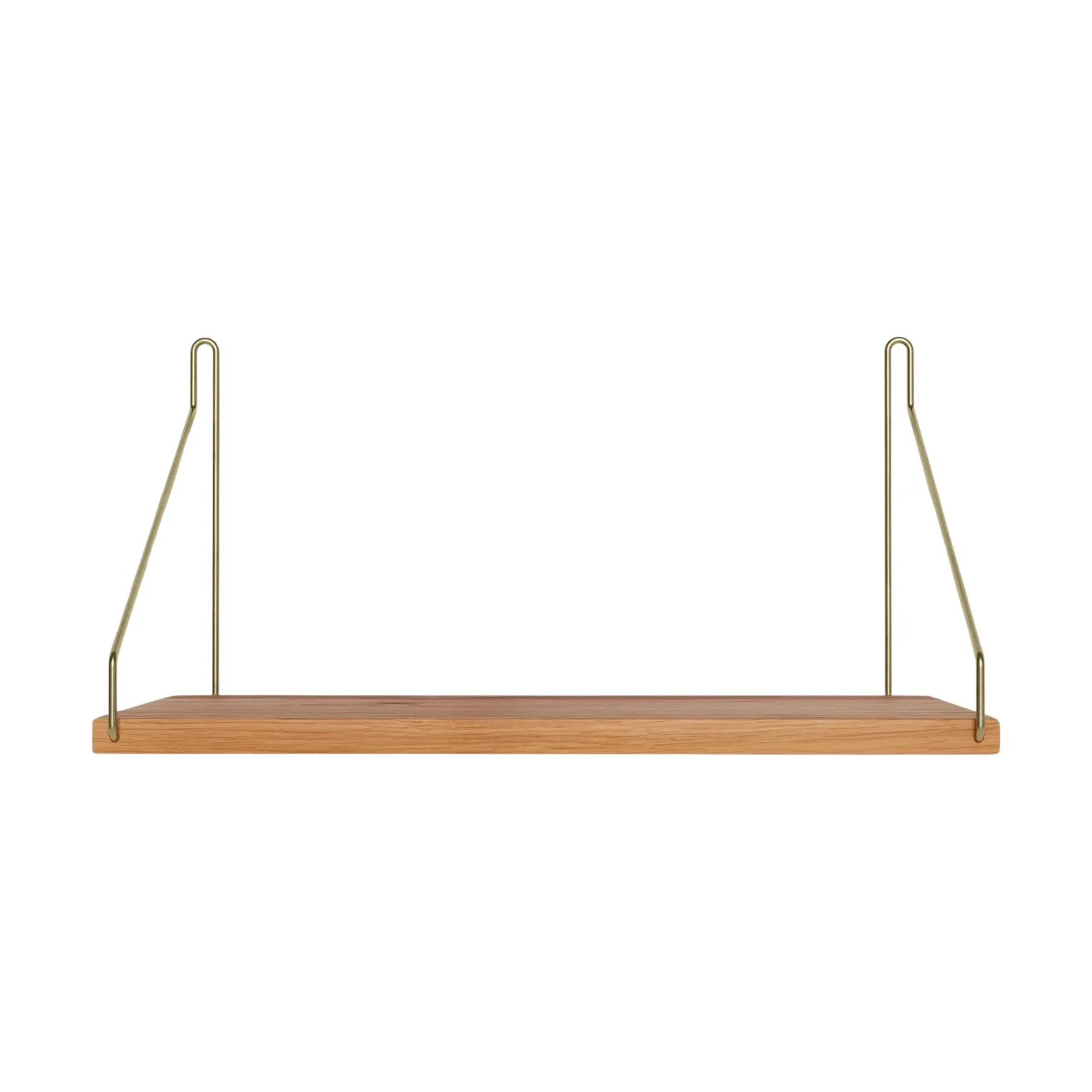 Single Shelf væghylde, Eg-messing, 40x20 cm FRAMA