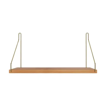 Single Shelf væghylde - Eg-messing, 40x20 cm - FRAMA
