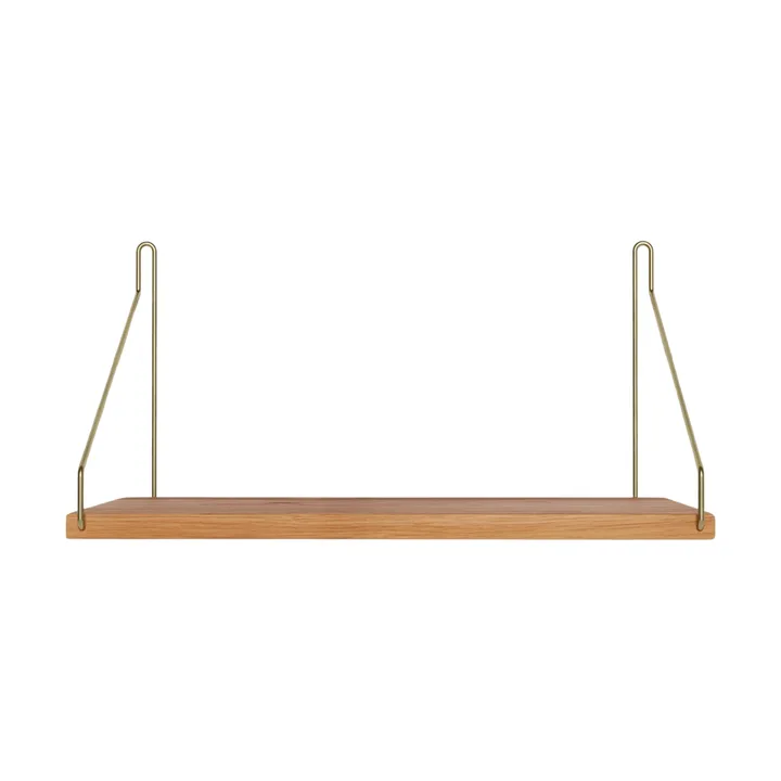 Single Shelf væghylde - Eg-messing, 40x20 cm - FRAMA