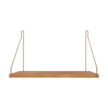 Single Shelf væghylde - Eg-messing, 40x27 cm - FRAMA