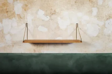 Single Shelf væghylde - Eg-messing, 60x20 cm - FRAMA