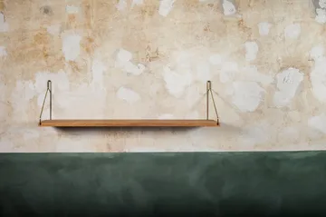 Single Shelf væghylde - Eg-messing, 80x20 cm - FRAMA