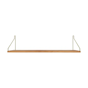 Single Shelf væghylde - Eg-messing, 80x27 cm - FRAMA