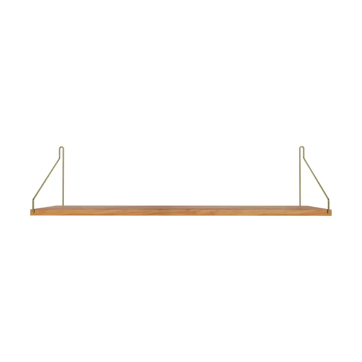 Single Shelf væghylde - Eg-messing, 80x27 cm - FRAMA