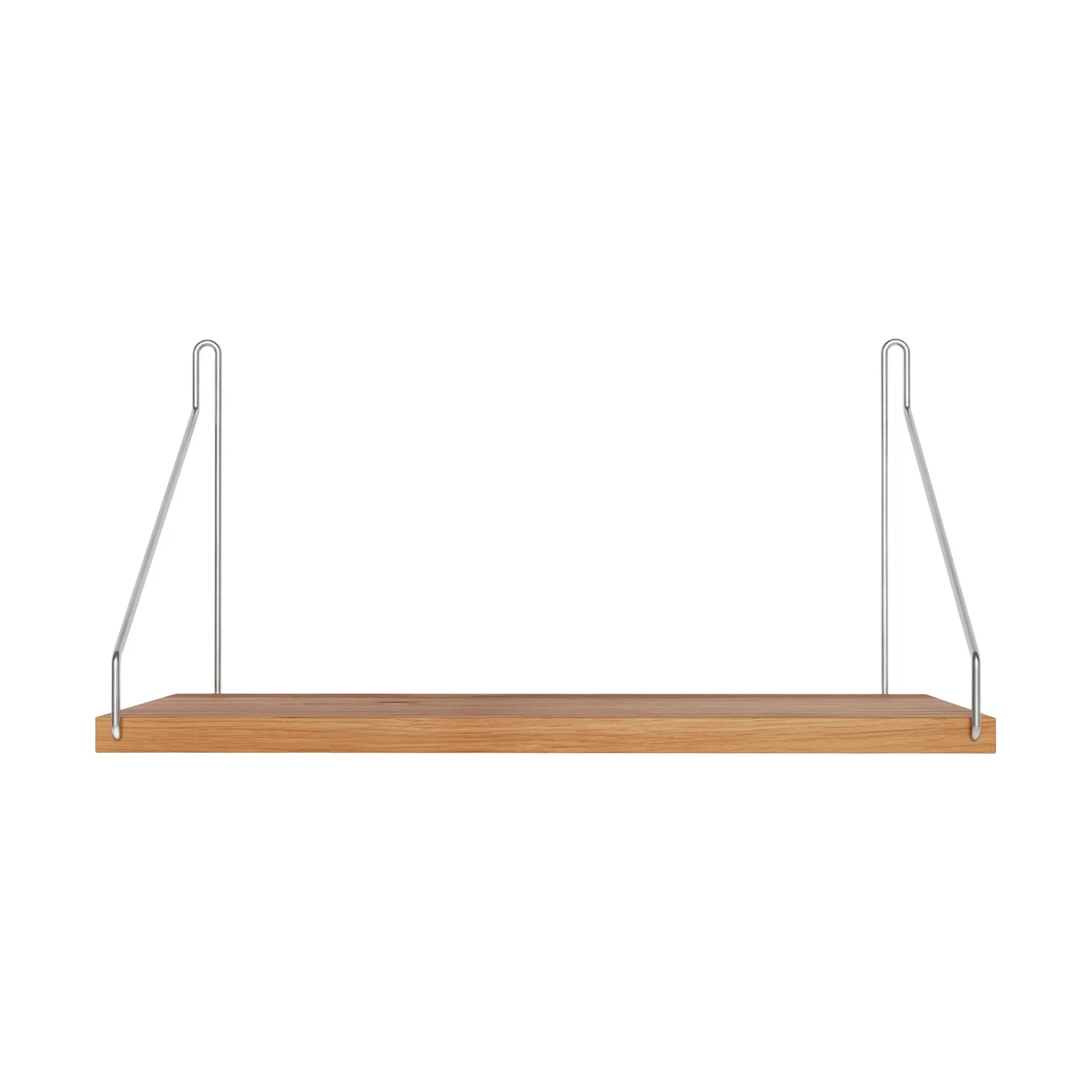 Single Shelf væghylde, Eg-rustfrit stål, 40x20 cm FRAMA