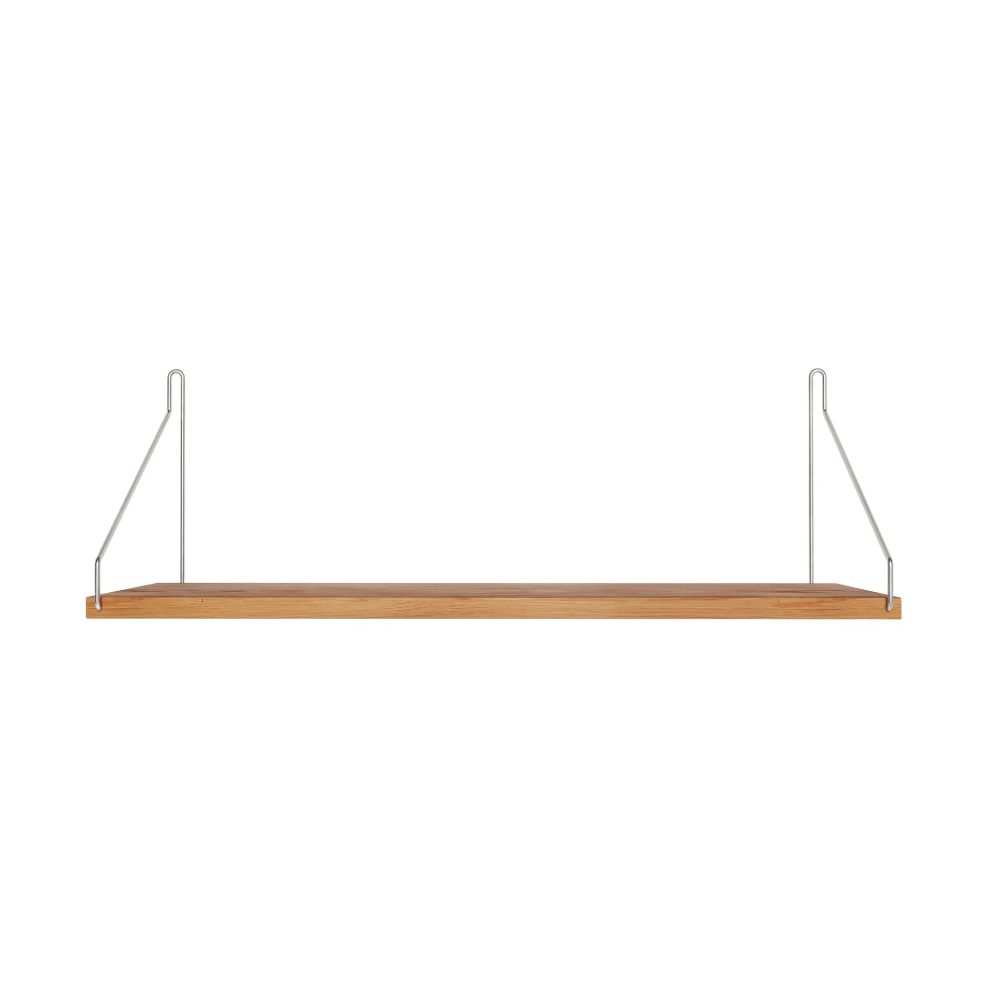 Single Shelf væghylde, Eg-rustfrit stål, 60x20 cm FRAMA