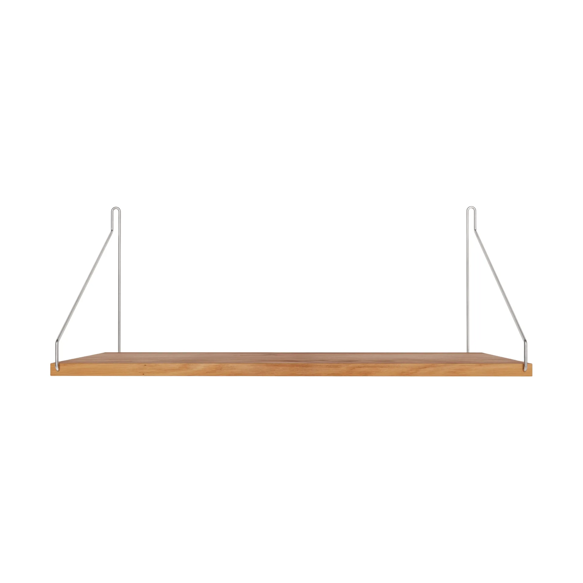 Single Shelf væghylde, Eg-rustfrit stål, 60x27 cm FRAMA