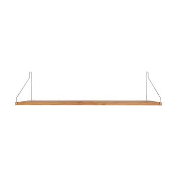 Single Shelf væghylde - Eg-rustfrit stål, 80x20 cm - FRAMA
