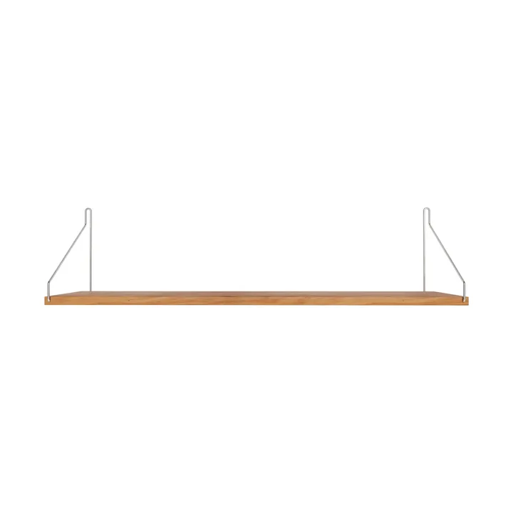 Single Shelf væghylde - Eg-rustfrit stål, 80x20 cm - FRAMA