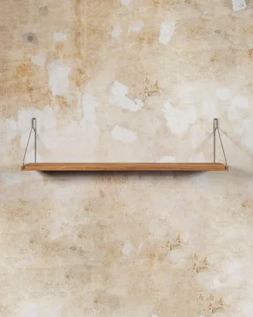 Single Shelf væghylde - Eg-rustfrit stål, 80x20 cm - FRAMA