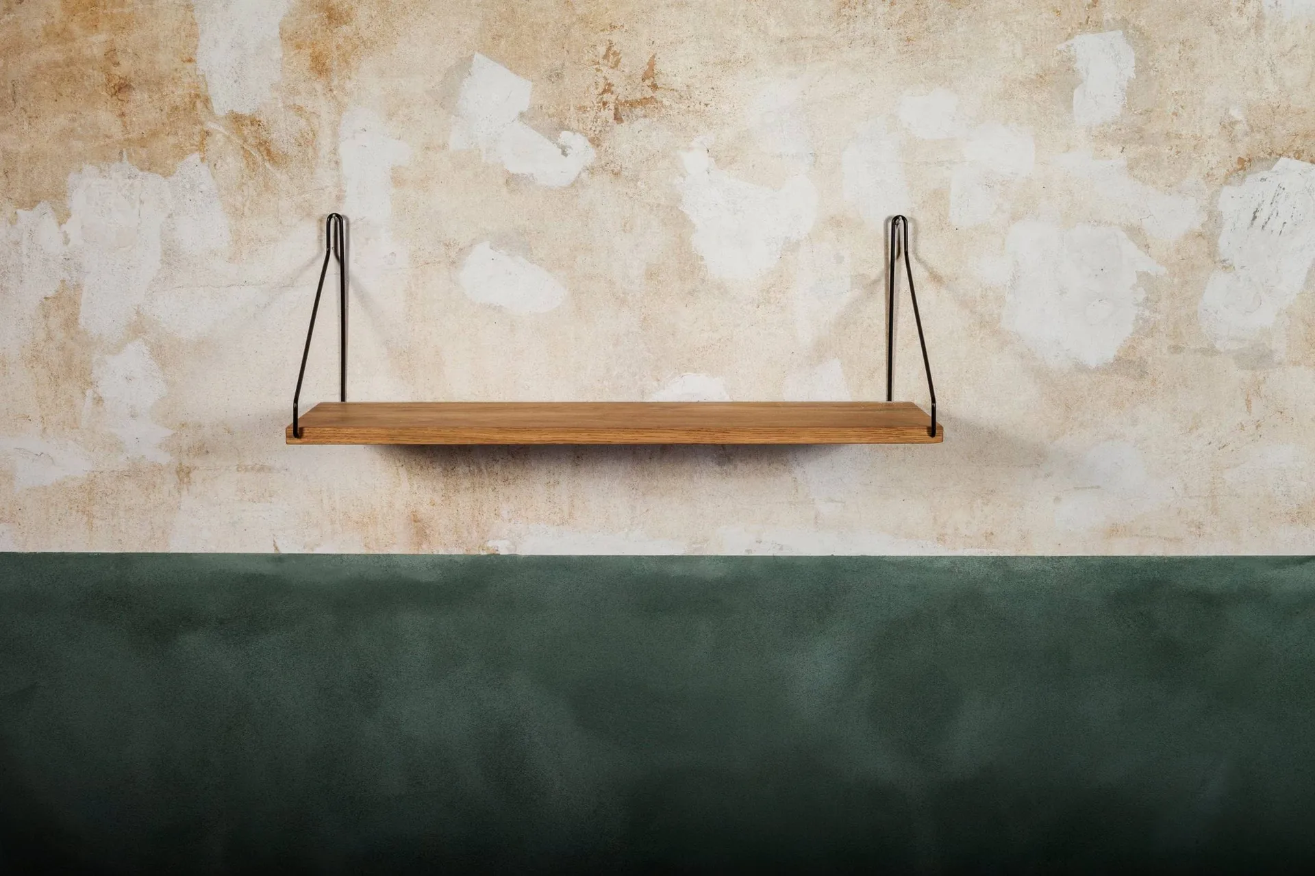 Single Shelf væghylde, Eg-sort, 60x20 cm FRAMA