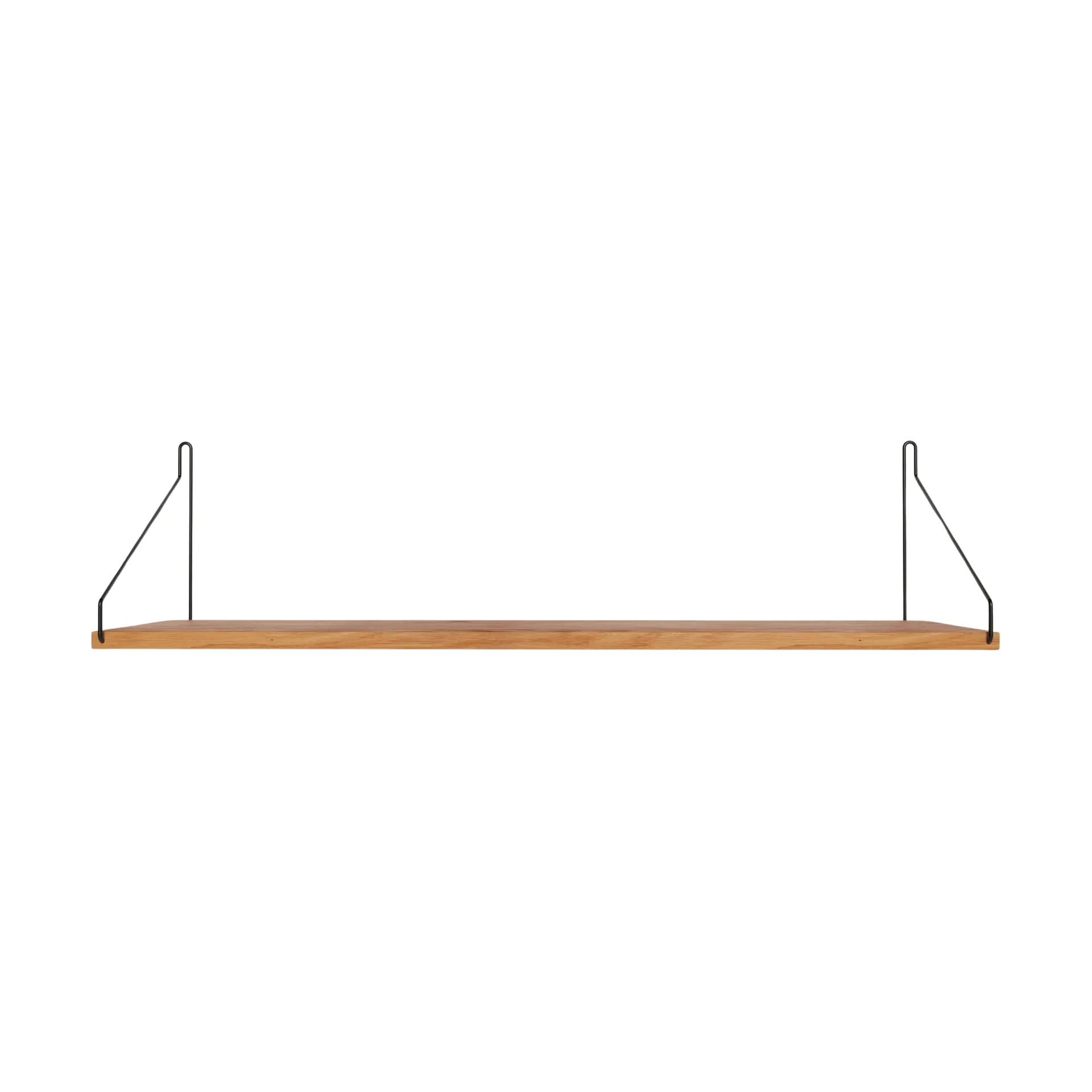 Single Shelf væghylde, Eg-sort, 80x20 cm FRAMA