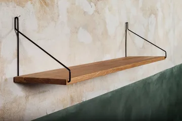 Single Shelf væghylde - Eg-sort, 80x20 cm - FRAMA