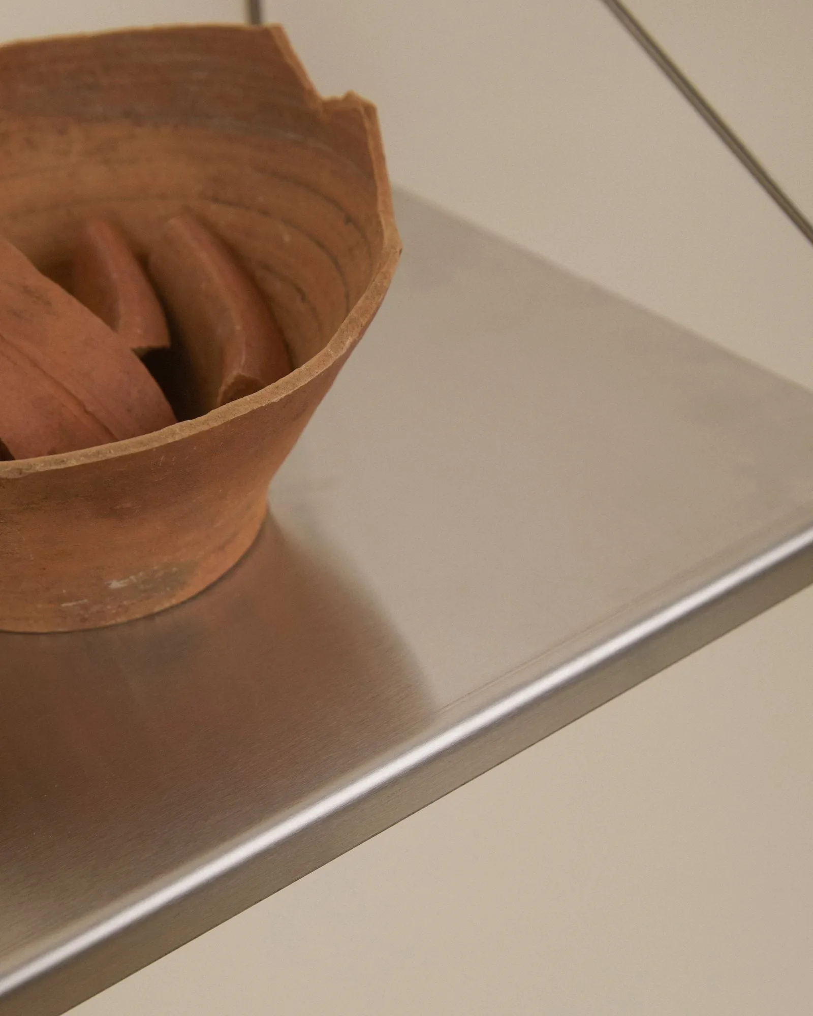 Single Shelf væghylde, Rustfrit stål, 40x20 cm FRAMA