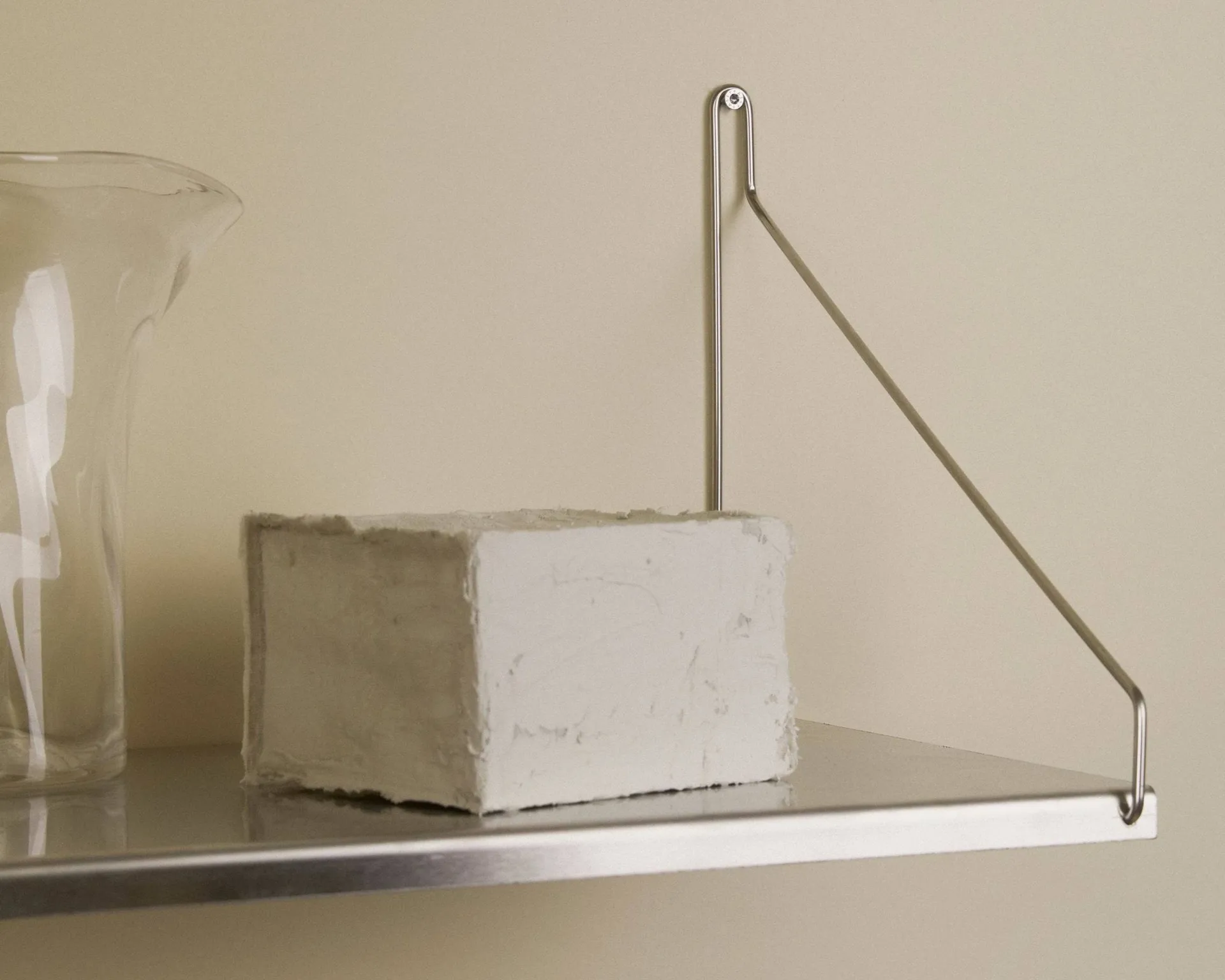 Single Shelf væghylde, Rustfrit stål, 60x20 cm FRAMA
