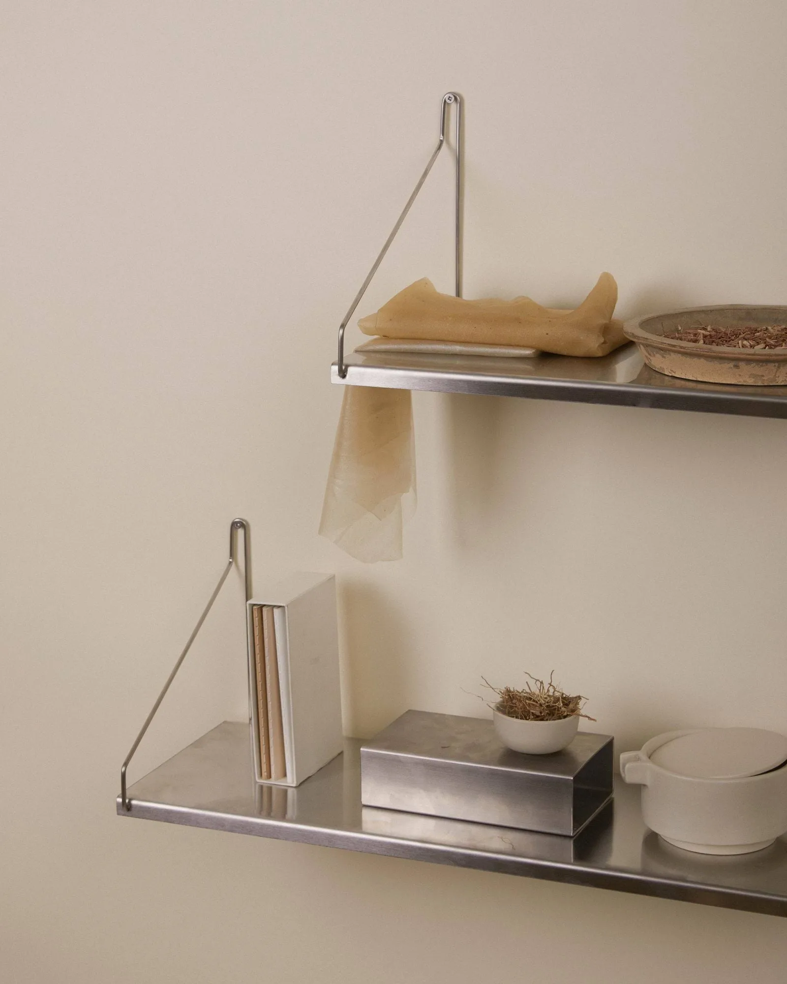 Single Shelf væghylde, Rustfrit stål, 60x20 cm FRAMA